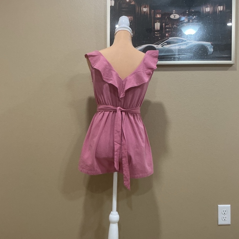 PatPat Pink Ruffled Jumpsuit - Picture 3 of 4